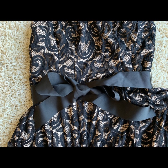 Bethany | Dresses | Bethany Black Lace Collared Belted Dress | Poshmark